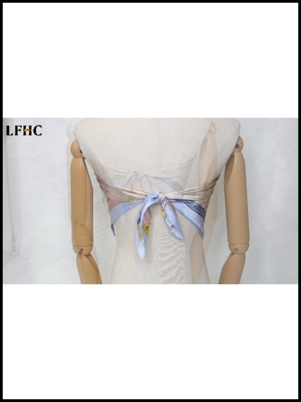 Silk Feel Square Scarf 27.5x27.5in Fashion Bandana for Hair Neck - Picture 6 of 6